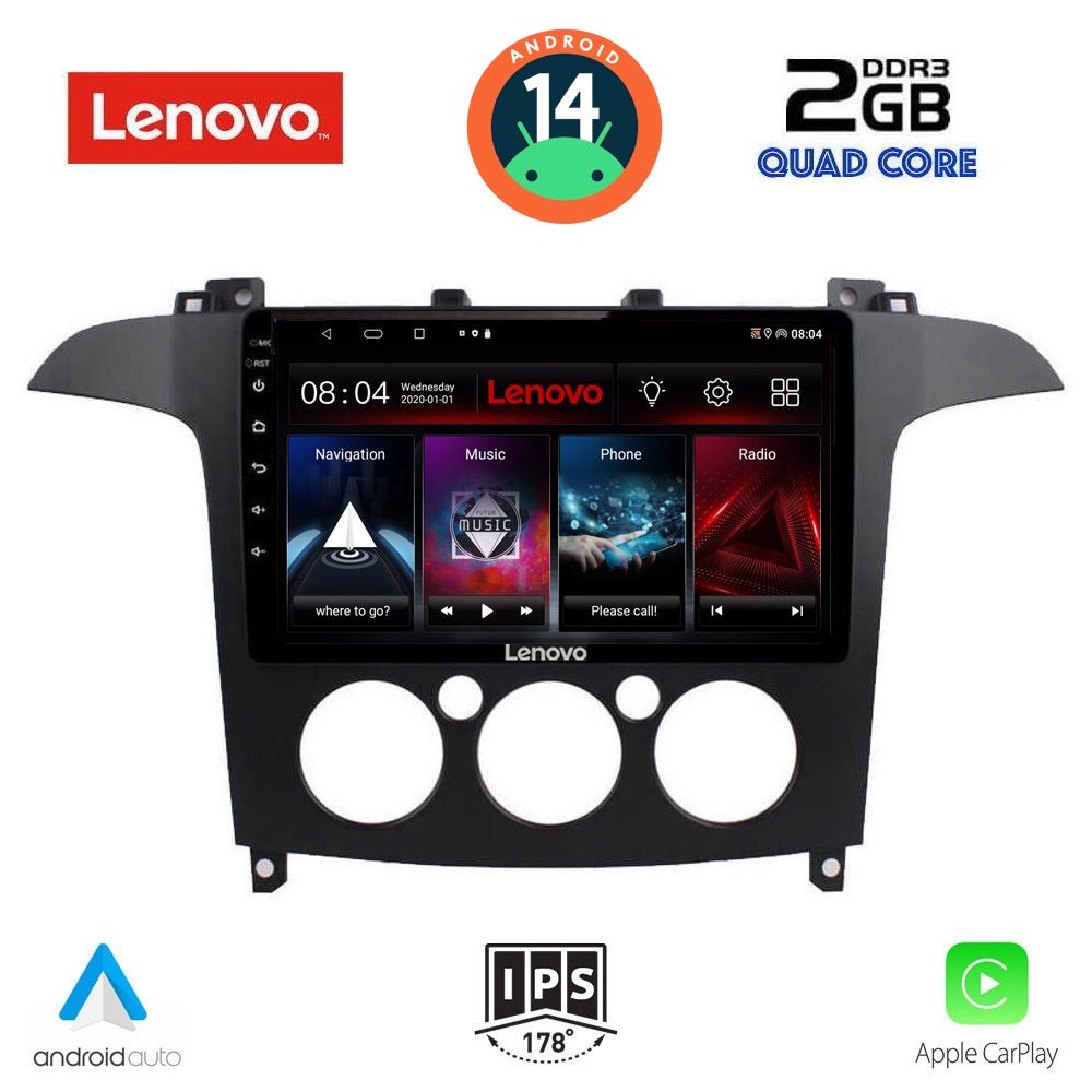 LENOVO LVD 2175_CPA A/C (9inc) MULTIMEDIA TABLET for FORD SMAX mod. 2006-2014