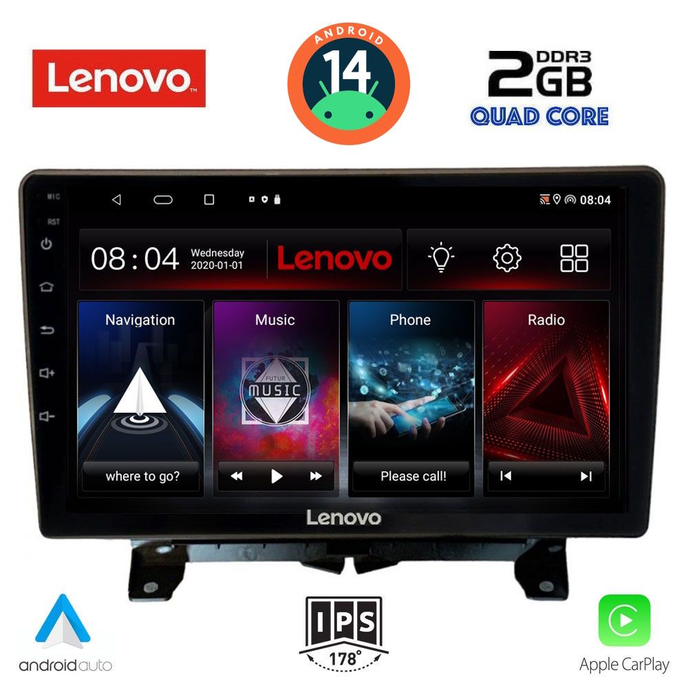 LENOVO LVD 2332_CPA (9inc) MULTIMEDIA TABLET for LAND ROVER DISCOVERY 3 - RANGE ROVER SPORT mod. 2004-2009