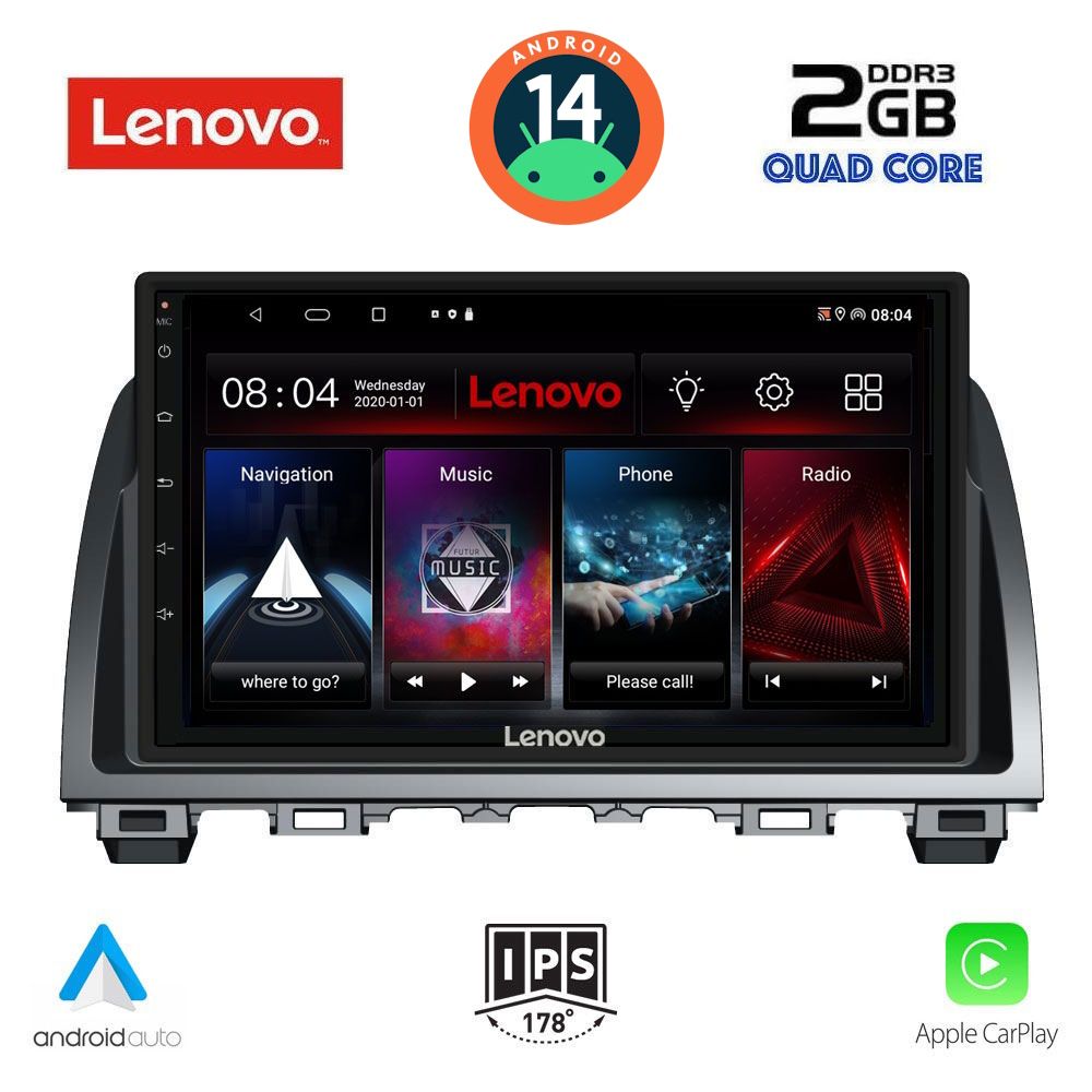 LENOVO LVD 2378_CPA (9inc) MULTIMEDIA TABLET for MAZDA 6 mod. 2012-2017