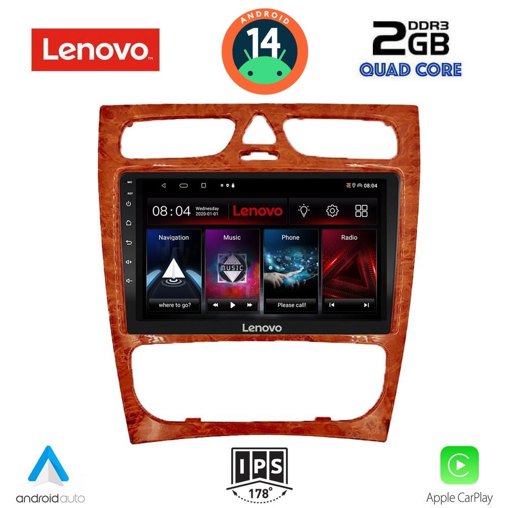 LENOVO LVD 2402CH_CPA (9inc) MULTIMEDIA TABLET for MERCEDES C (W203) mod. 1999-2004