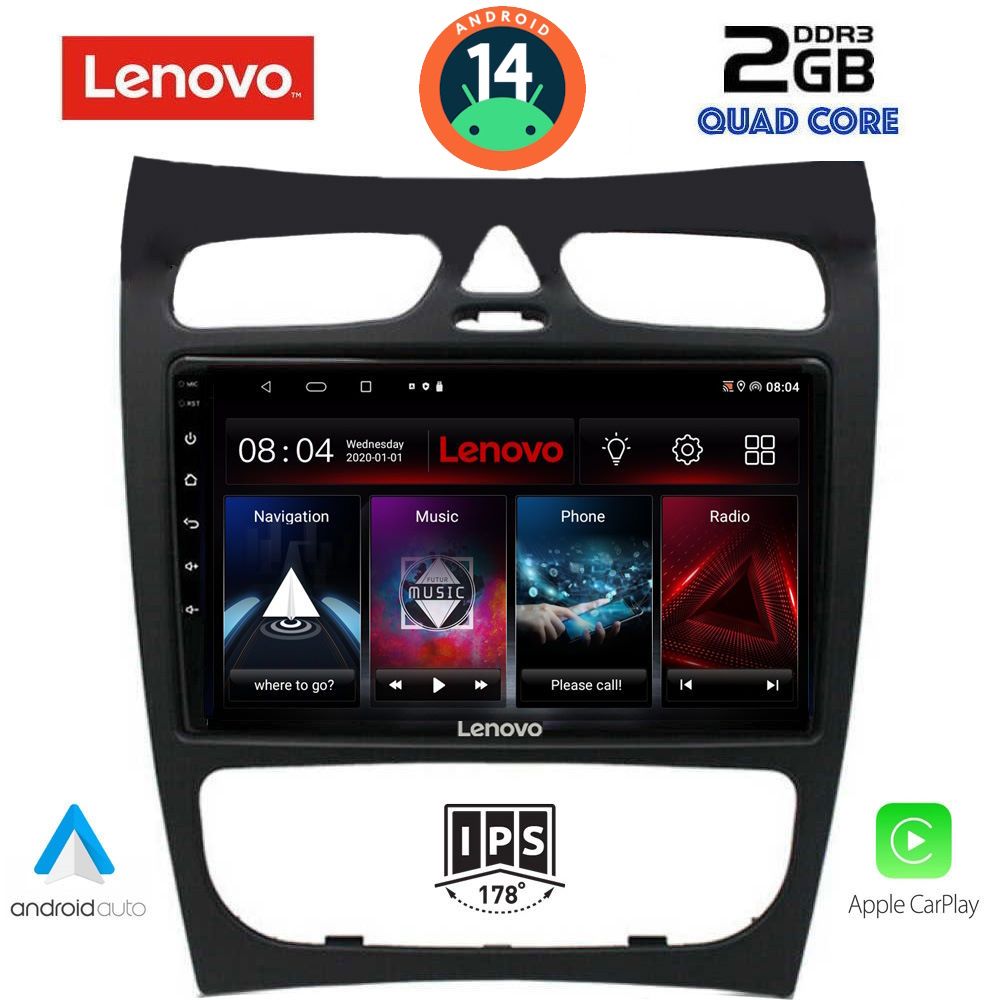 LENOVO LVD 2406_CPA (9inc) MULTIMEDIA TABLET for MERCEDES CLK (W209) mod. 2000-2004