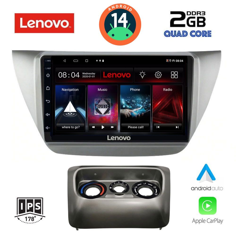 LENOVO LVD 2433_CPA (9inc) MULTIMEDIA TABLET for MITSUBISHI LANCER mod. 2000-2007