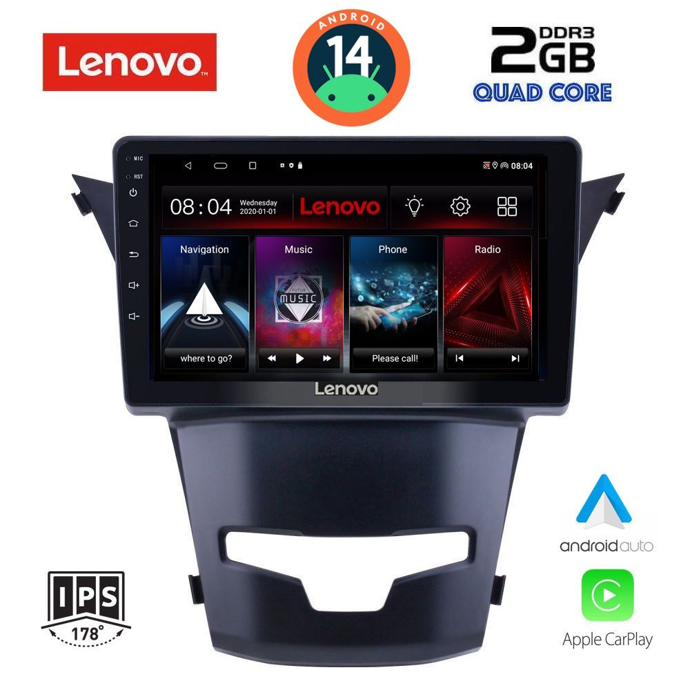 LENOVO LVD 2653_CPA (9inc) MULTIMEDIA TABLET for SSANGYANG KORANDO mod. 2014>