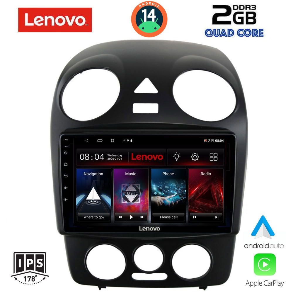 LENOVO LVD 2742_CPA (9inc) MULTIMEDIA TABLET for VW BEETLE mod. 2004-2011