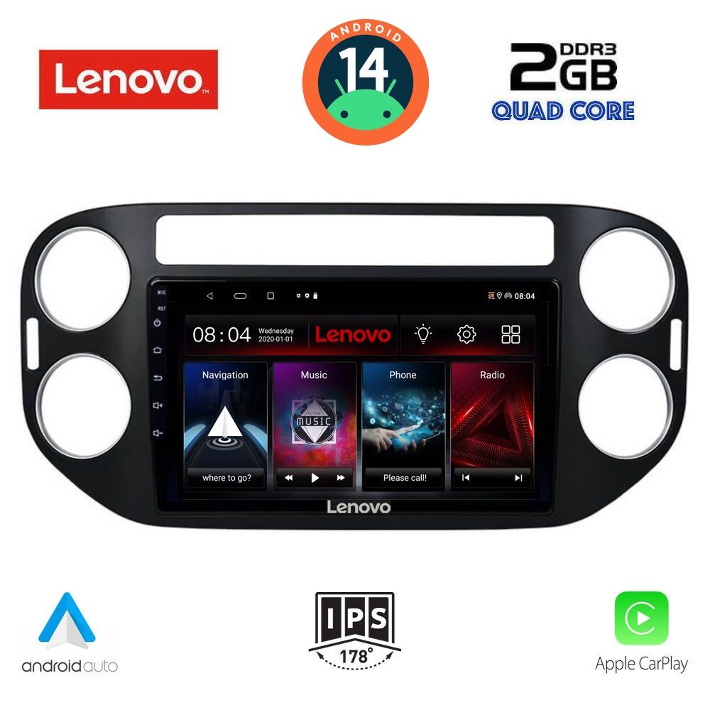 LENOVO LVD 2760_CPA (9inc) MULTIMEDIA TABLET for VW TIGUAN mod. 2004-2016