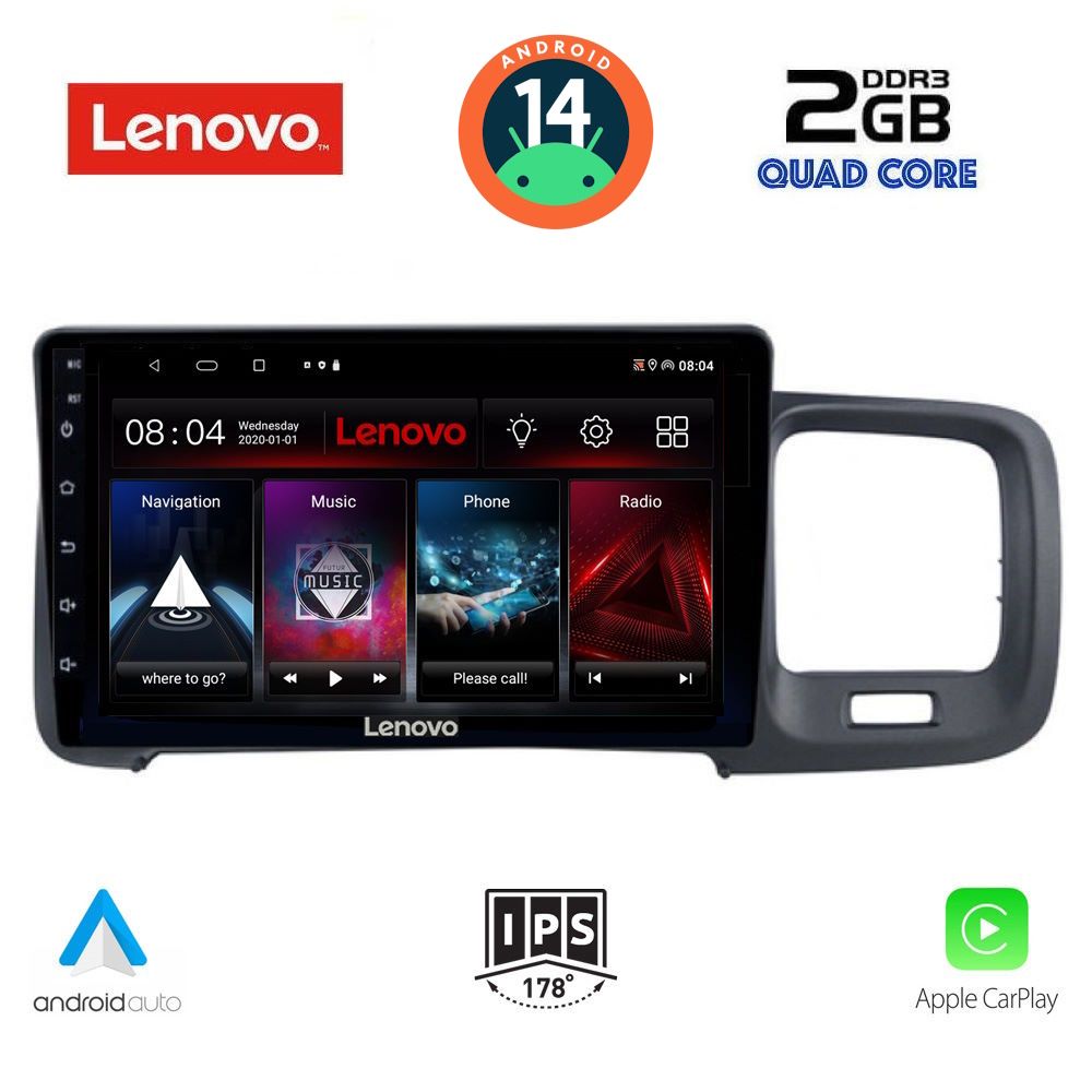 LENOVO LVD 2785_CPA (9inc) MULTIMEDIA TABLET for VOLVO S60 mod. 2010-2018