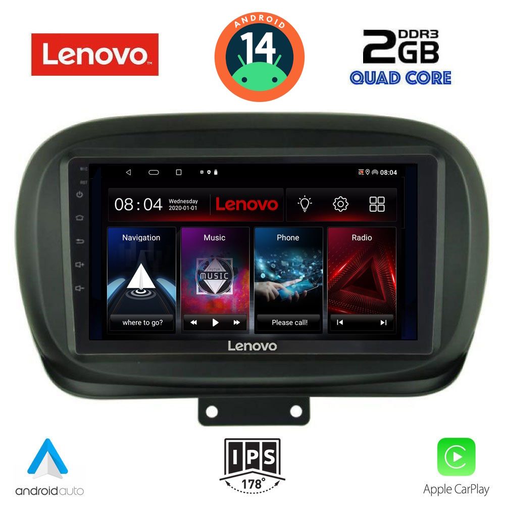 LENOVO LVD 2134_CPA (9inc) MULTIMEDIA TABLET for FIAT 500Χ mod. 2014>