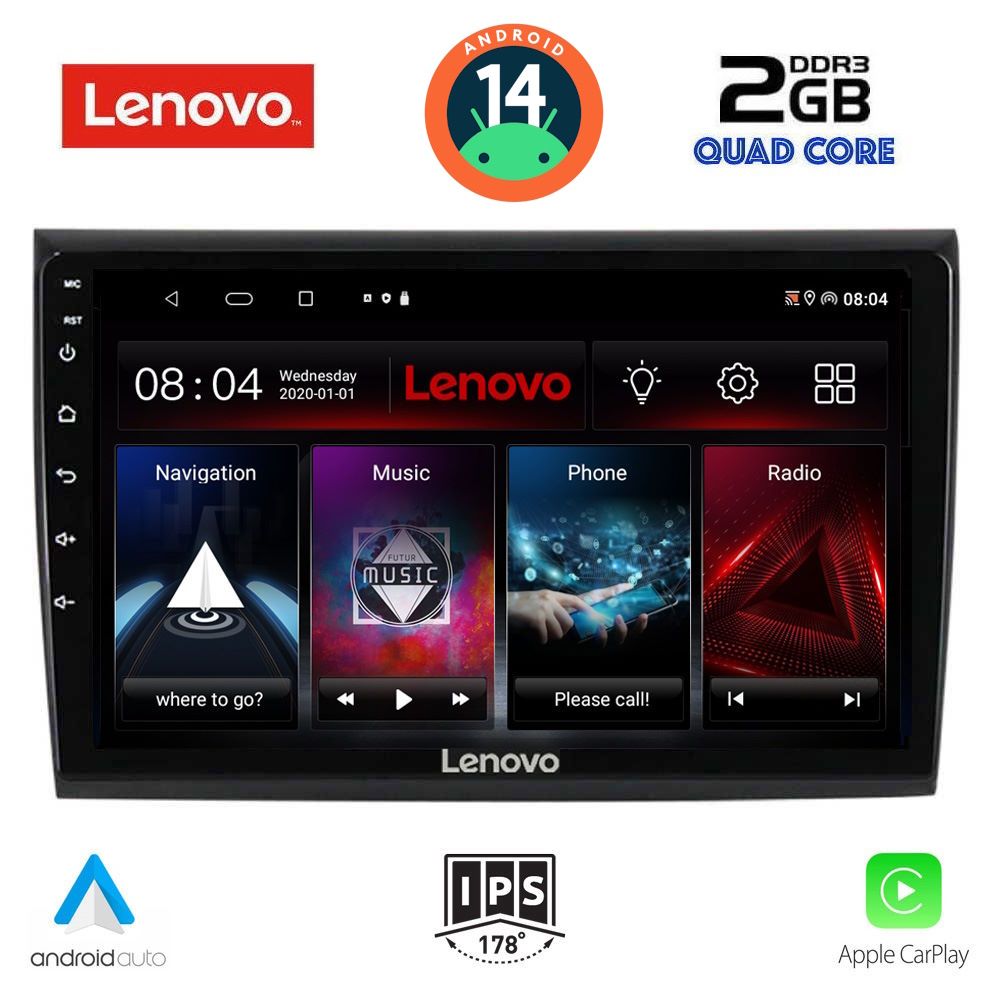 LENOVO LVD 2136_CPA (9inc) MULTIMEDIA TABLET for FIAT BRAVO mod. 2007>