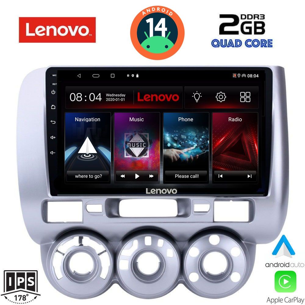 LENOVO LVD 2210_CPA A/C (9inc) MULTIMEDIA TABLET for HONDA JAZZ mod. 2002-2008