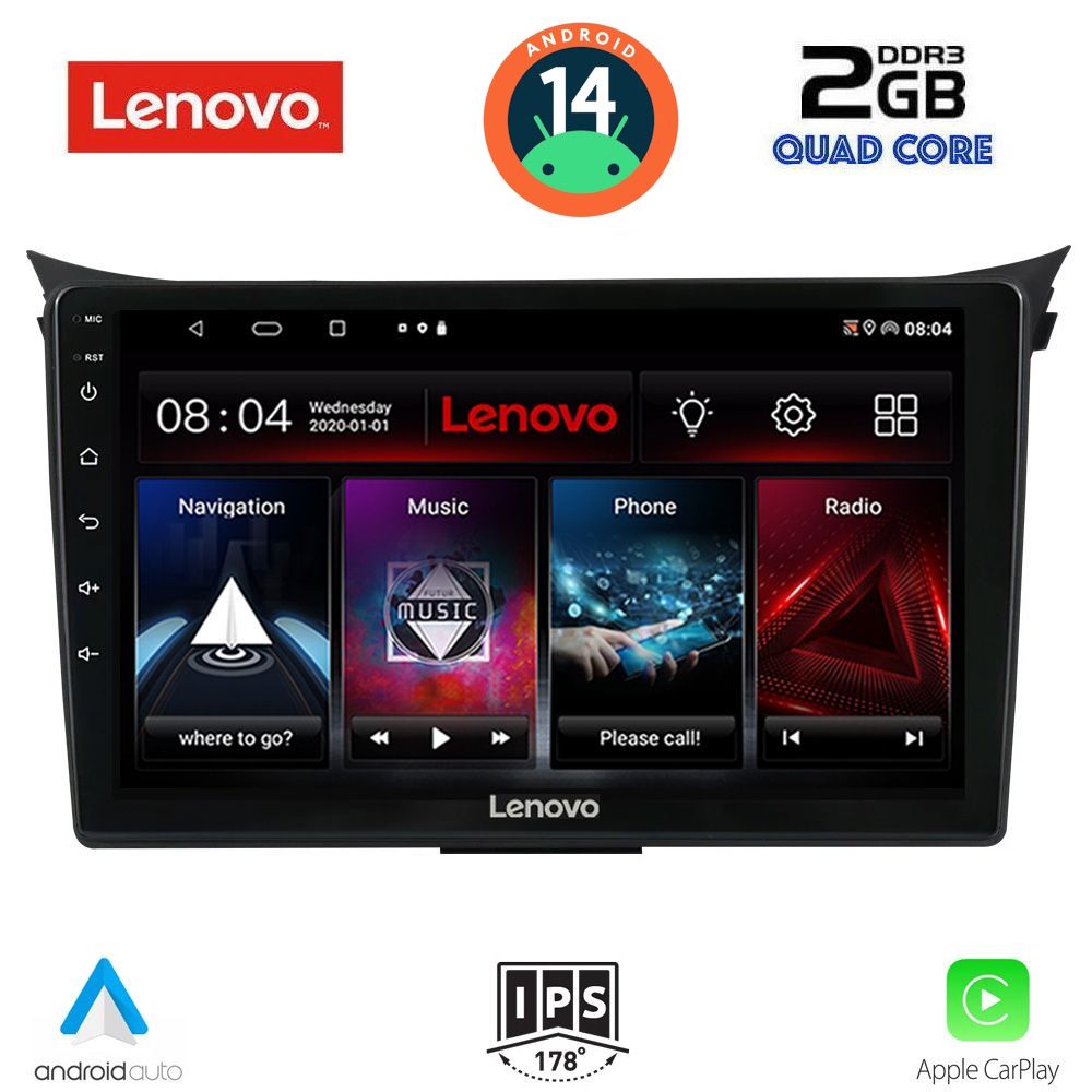 LENOVO LVD 2232_CPA (9inc) MULTIMEDIA TABLET for HYUNDAI i30 mod. 2012-2017