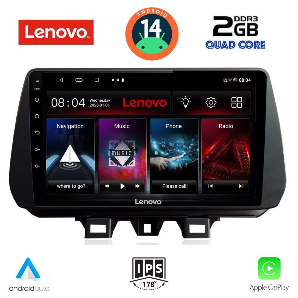 LENOVO LVD 2244_CPA (9inc) MULTIMEDIA TABLET for HYUNDAI TUSCON mod. 2019>