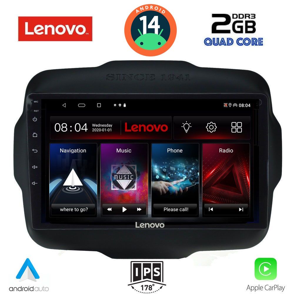 LENOVO LVD 2290_CPA (9inc) MULTIMEDIA TABLET for JEEP RENEGADE mod. 2014>