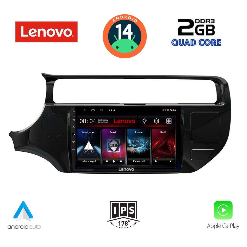 LENOVO LVD 2315_CPA (9inc) MULTIMEDIA TABLET for KIA RIO mod. 2015-2018