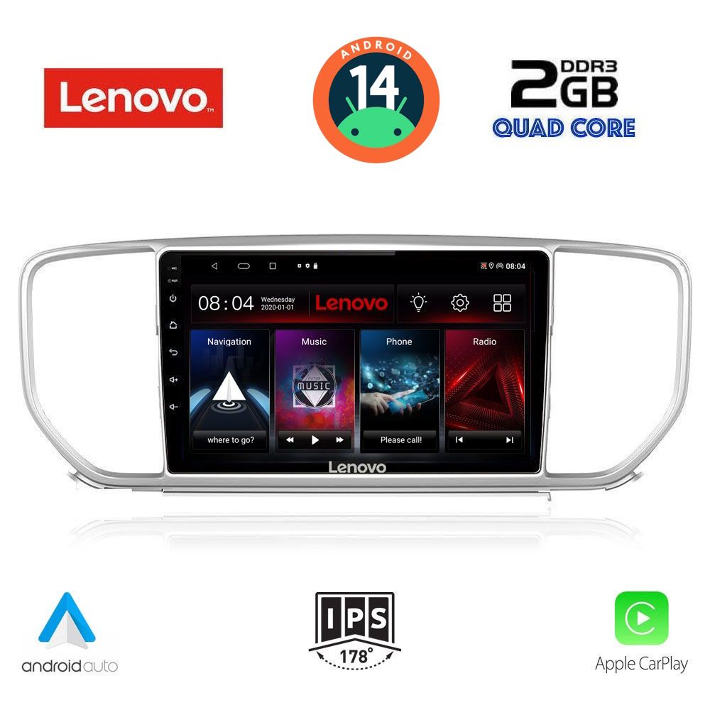 LENOVO LVD 2327_CPA (9inc) MULTIMEDIA TABLET for KIA SPORTAGE mod. 2018>