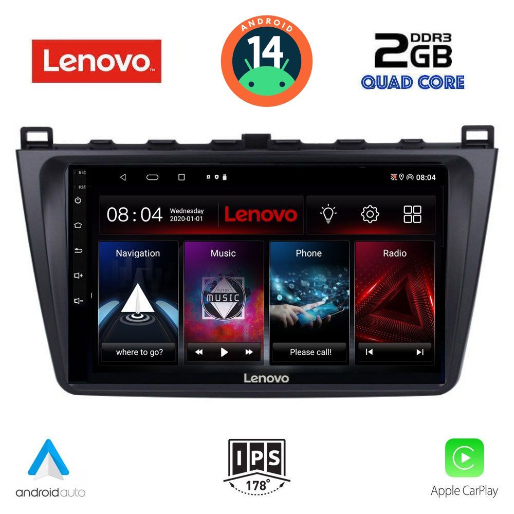 LENOVO LVD 2377_CPA (9inc) MULTIMEDIA TABLET for MAZDA 6 mod. 2008-2012