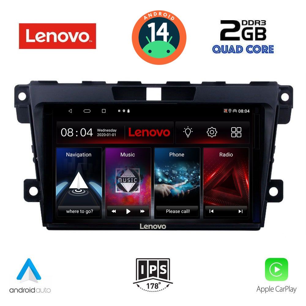 LENOVO LVD 2389_CPA (9inc) MULTIMEDIA TABLET for MAZDA CX7 mod. 2006-2012