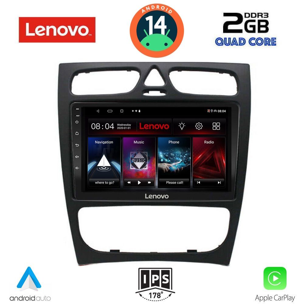 LENOVO LVD 2402_CPA (9inc) MULTIMEDIA TABLET for MERCEDES C (W203) mod. 1999-2004