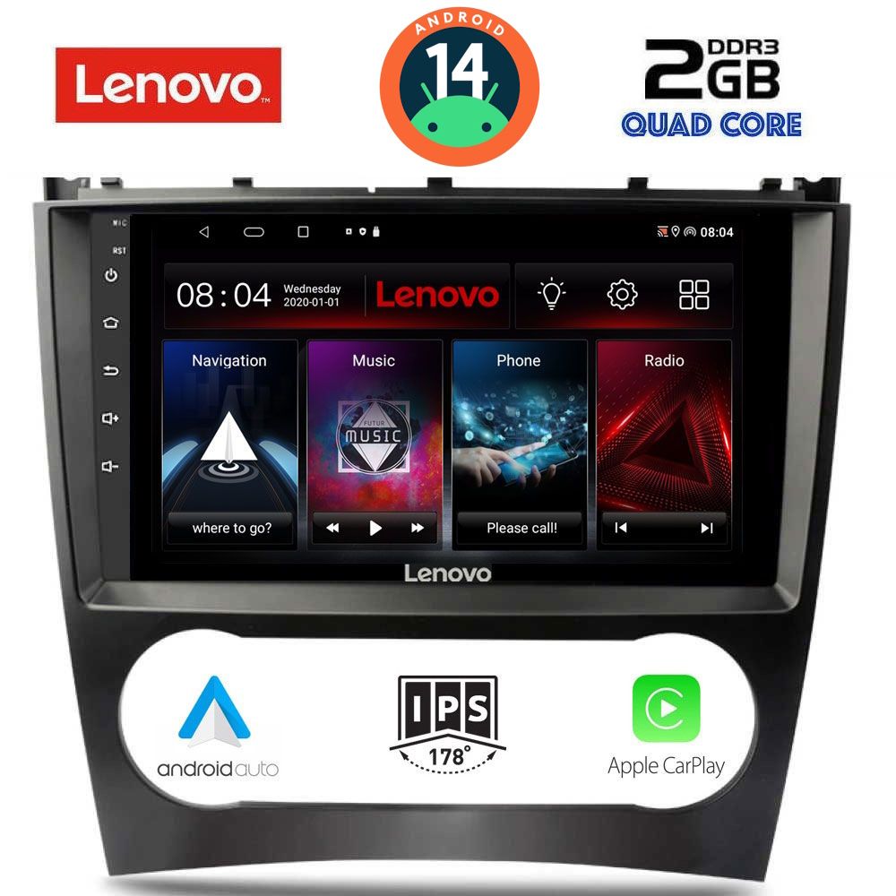 LENOVO LVD 2404_CPA (9inc) MULTIMEDIA TABLET for MERCEDES C – CLK (W203-209) mod. 2004-2008