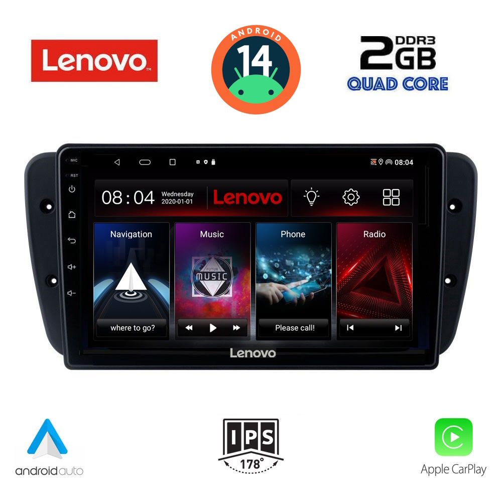 LENOVO LVD 2571_CPA (9inc) MULTIMEDIA TABLET for SEAT IBIZA mod. 2008-2015