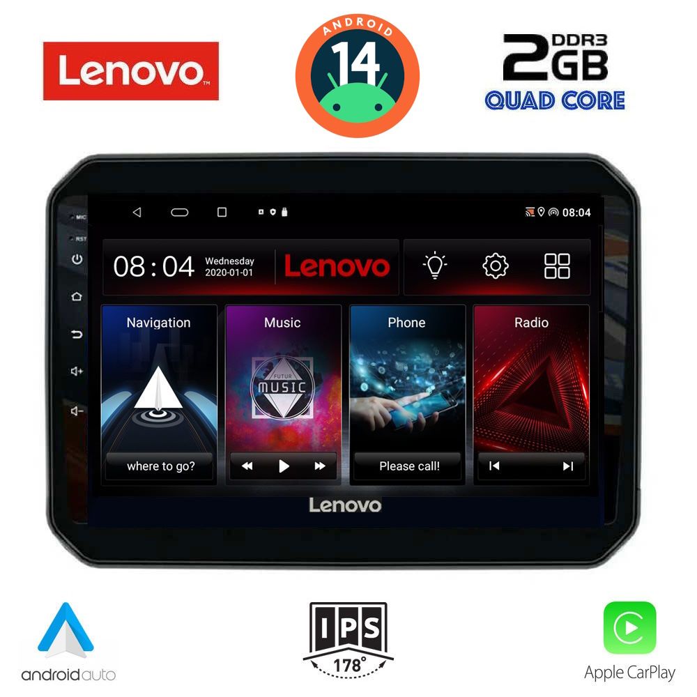 LENOVO LVD 2676_CPA (9inc) MULTIMEDIA TABLET for SUZUKI IGNIS mod. 2016&gt;