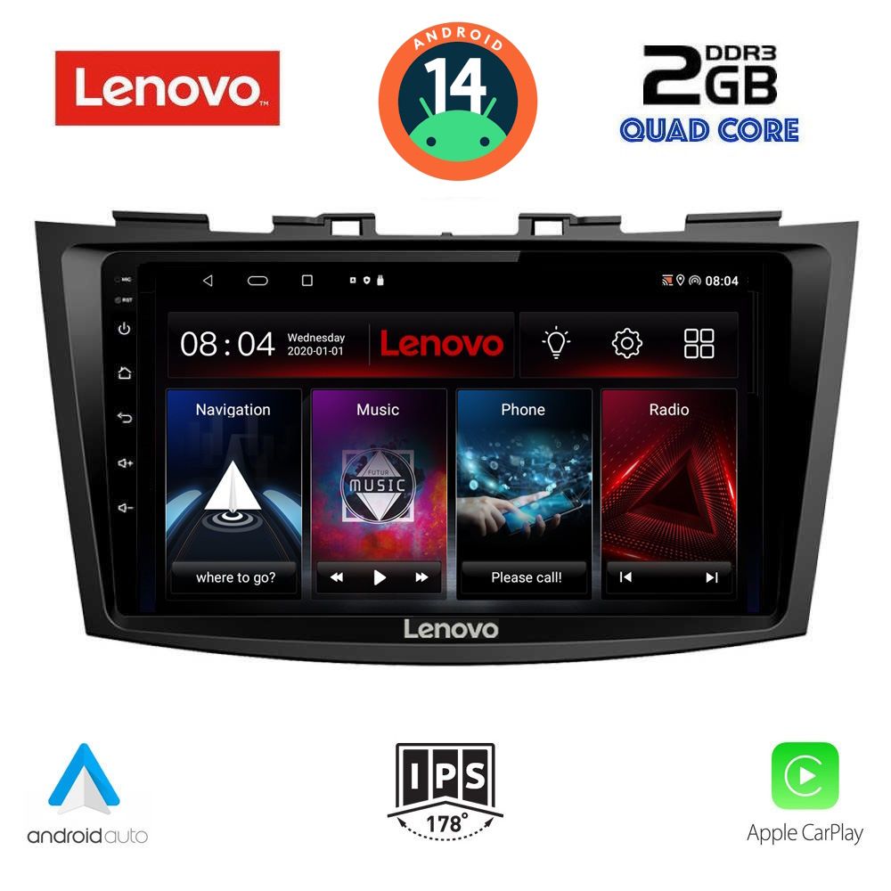 LENOVO LVD 2685_CPA (9inc) MULTIMEDIA TABLET for SUZUKI SWIFT mod. 2011-2016