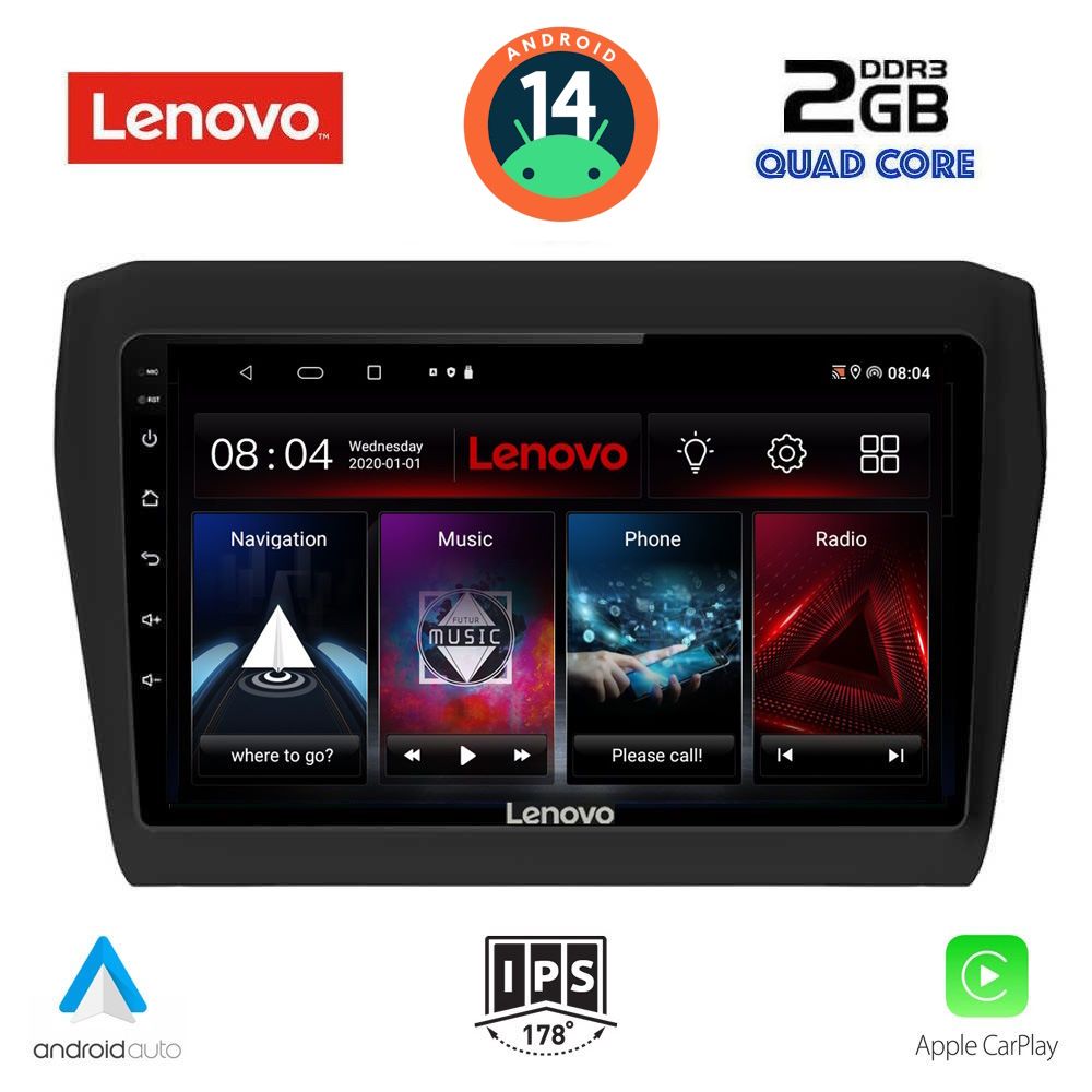 LENOVO LVD 2686_CPA (9inc) MULTIMEDIA TABLET for SUZUKI SWIFT mod. 2017>