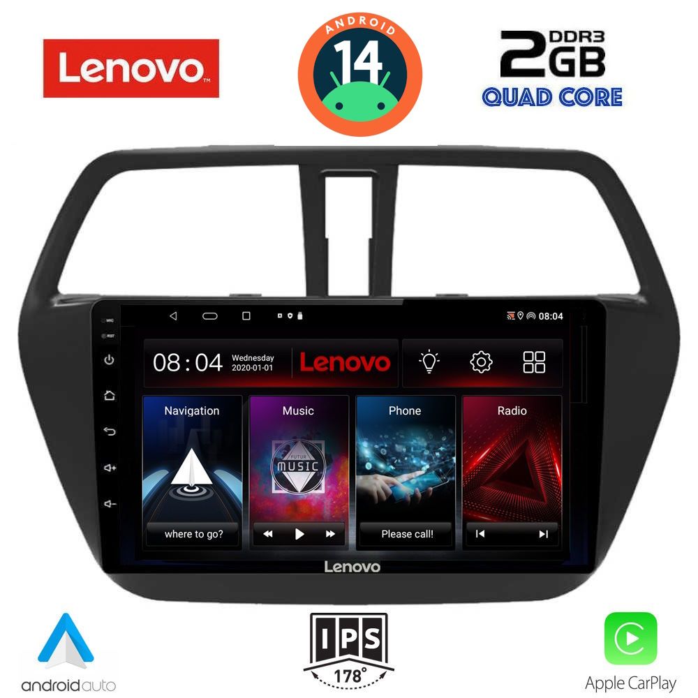 LENOVO LVD 2689_CPA (9inc) MULTIMEDIA TABLET for SUZUKI Sx4 SCROSS mod. 2014&gt;