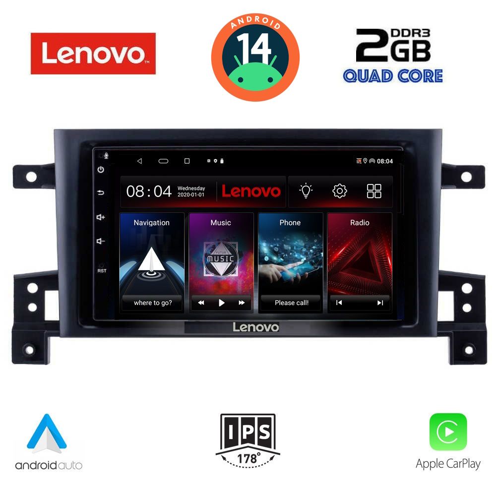 LENOVO LVD 2696_CPA (9inc) MULTIMEDIA TABLET for SUZUKI GRAND VITARA mod. 2005-2015