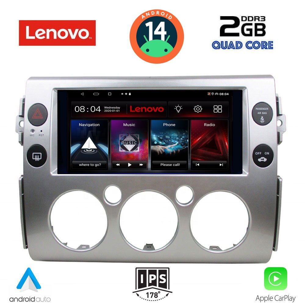 LENOVO LVD 2717_CPA (9inc) MULTIMEDIA TABLET for TOYOTA FJ CRUISER mod. 2007-2013