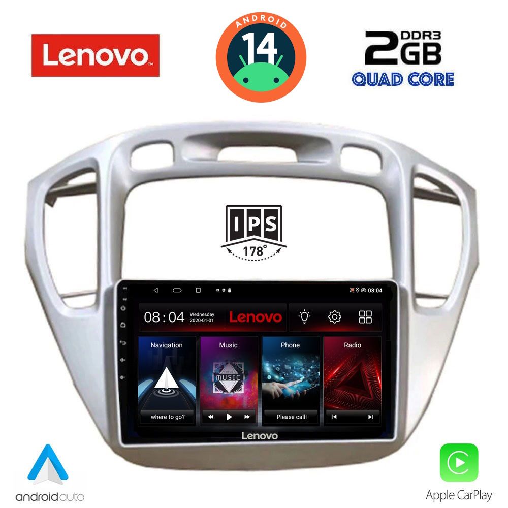 LENOVO LVD 2718_CPA (9inc) MULTIMEDIA TABLET for TOYOTA HIGHLANDER mod. 2002-2009