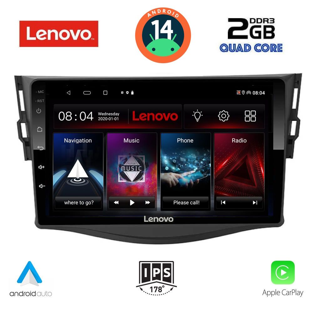 LENOVO LVD 2731_CPA (9inc) MULTIMEDIA TABLET for TOYOTA RAV 4 mod. 2006-2012