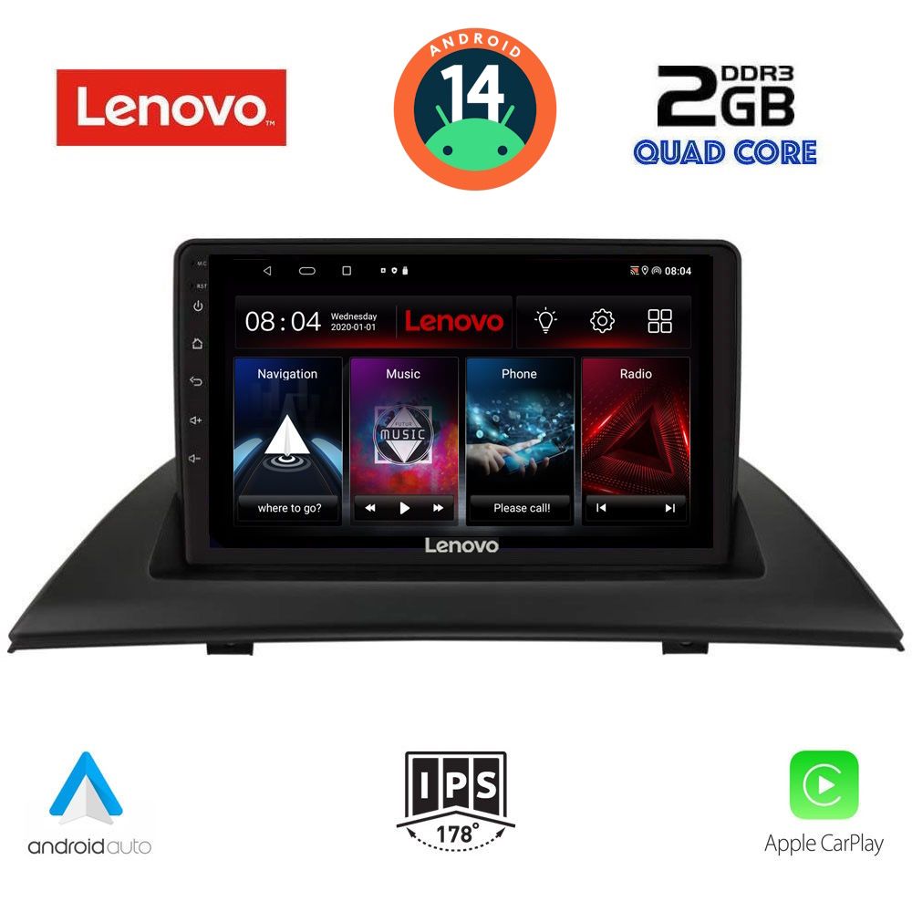 LENOVO LVD 2058_CPA (9inc) MULTIMEDIA for BMW X3 (E83) mod. 2003-2010