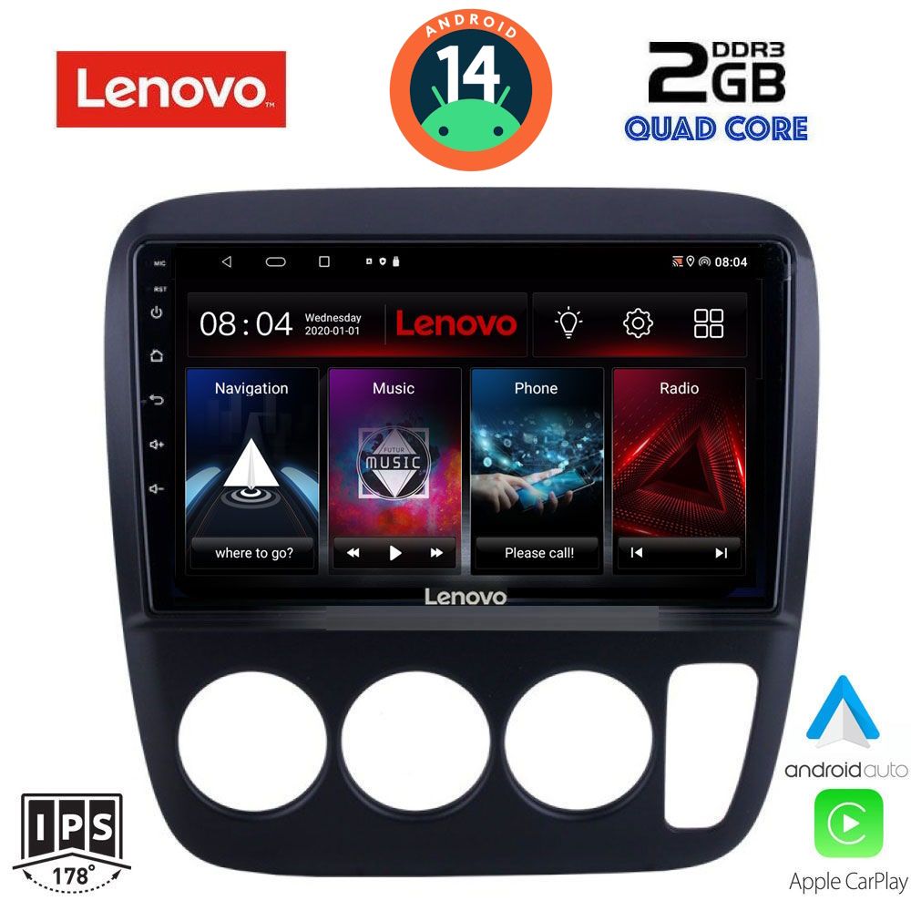 LENOVO LVD 2196_CPA A/C (9inc) MULTIMEDIA TABLET for HONDA CRV mod. 1996-2006