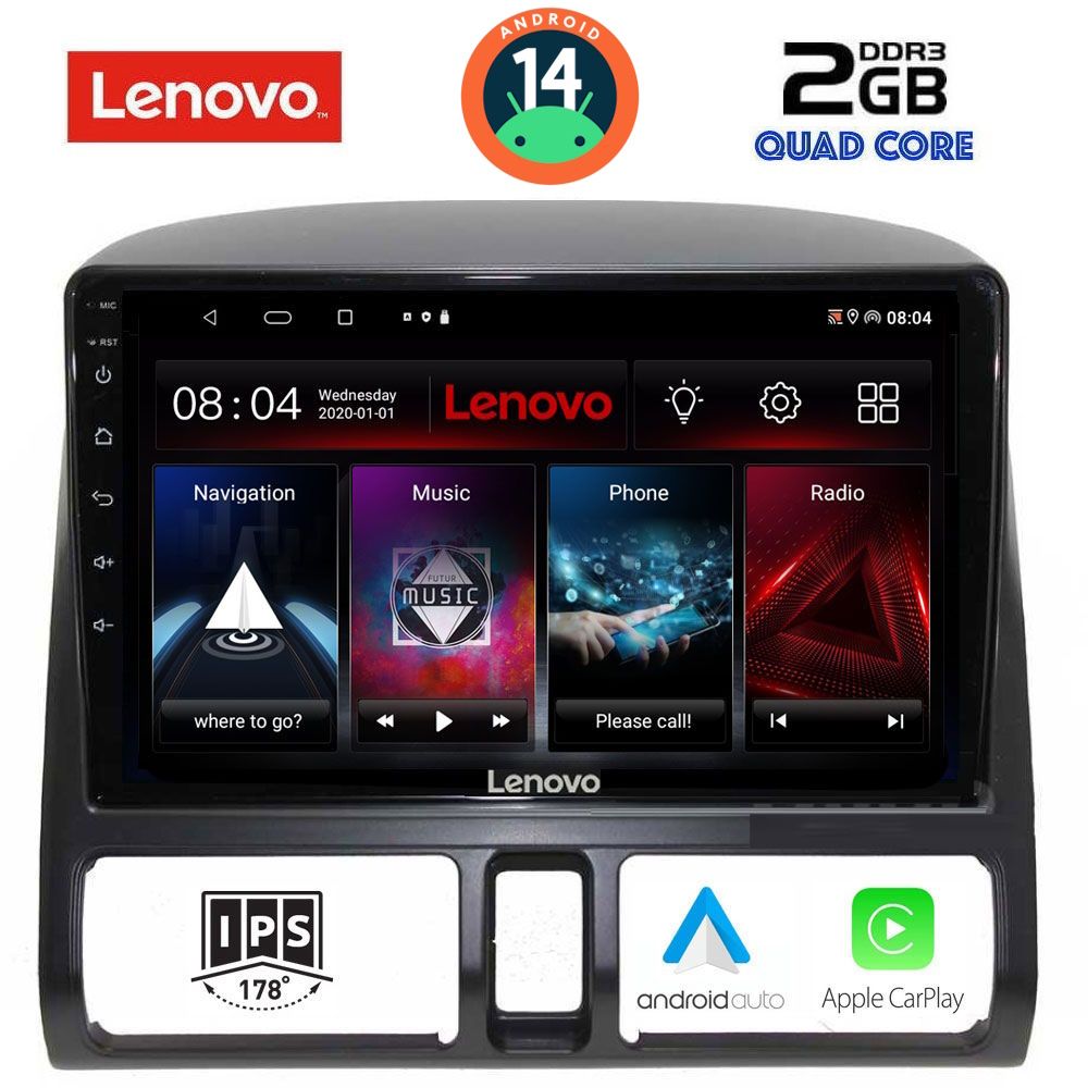 LENOVO LVD 2196_CPA CLIMA (9inc) MULTIMEDIA TABLET for HONDA CRV mod. 1996-2006