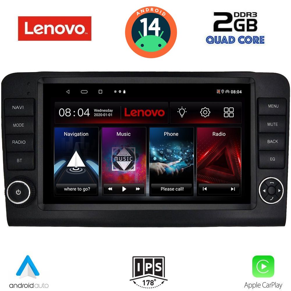 LENOVO LVD 2416_CPA (9inc) MULTIMEDIA TABLET for MERCEDES ML (W164) – GL (X164) mod. 2005-2011