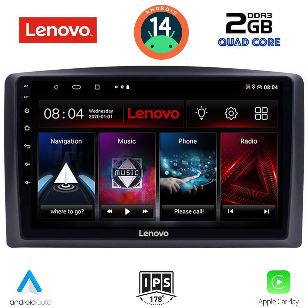 LENOVO LVD 2421_CPA (10inc) MULTIMEDIA TABLET for MERCEDES VITO – VIANO (W447) mod. 2015-2022