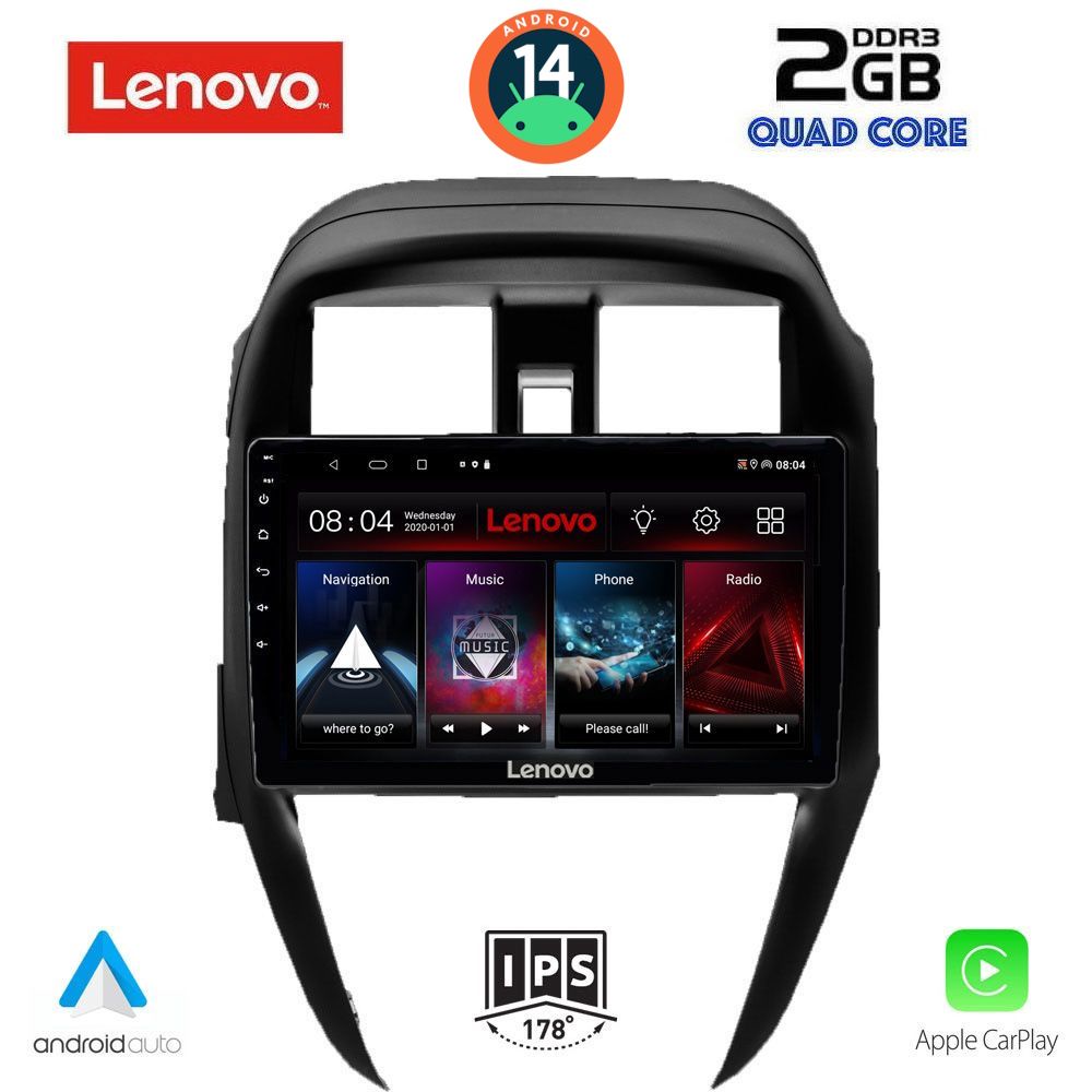 LENOVO LVD 2472_CPA (10inc) MULTIMEDIA TABLET for NISSAN SUNNY - ALMERA mod. 2015-2016