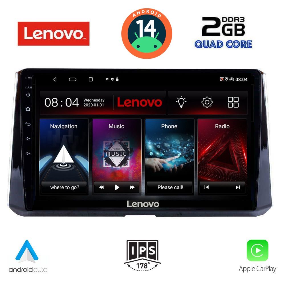 LENOVO LVD 2716_CPA (10inc) MULTIMEDIA TABLET for TOYOTA COROLLA mod. 2019>