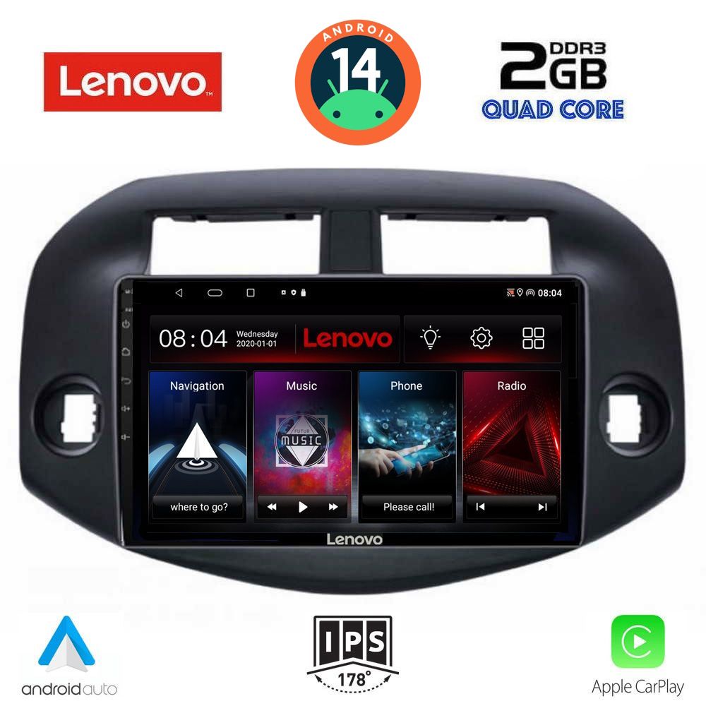 LENOVO LVD 2732_CPA (10inc) MULTIMEDIA TABLET for TOYOTA RAV 4 mod. 2006-2012