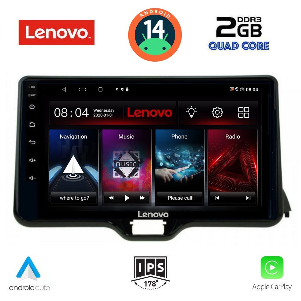 LENOVO LVD 2738_CPA (10inc) MULTIMEDIA TABLET for TOYOTA YARIS mod. 2020>