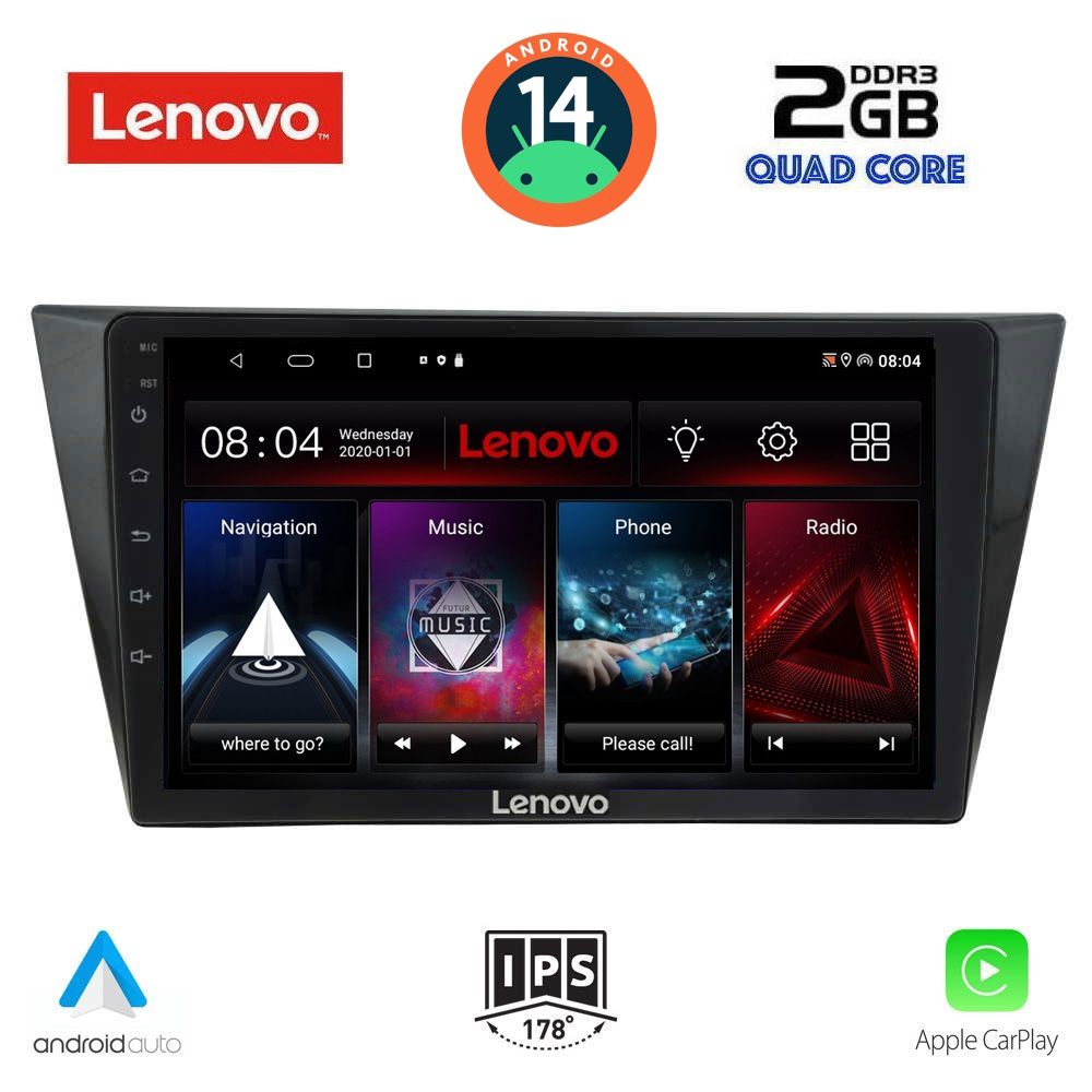 LENOVO LVD 2761_CPA (10inc) MULTIMEDIA TABLET for VW TIGUAN mod. 2016>