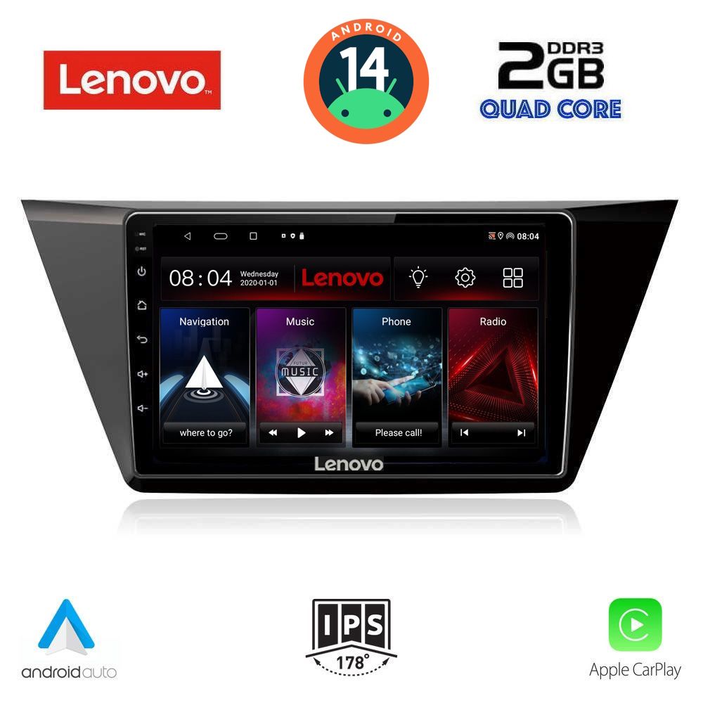 LENOVO LVD 2769_CPA (10inc) MULTIMEDIA TABLET for VW TOURAN mod. 2016>