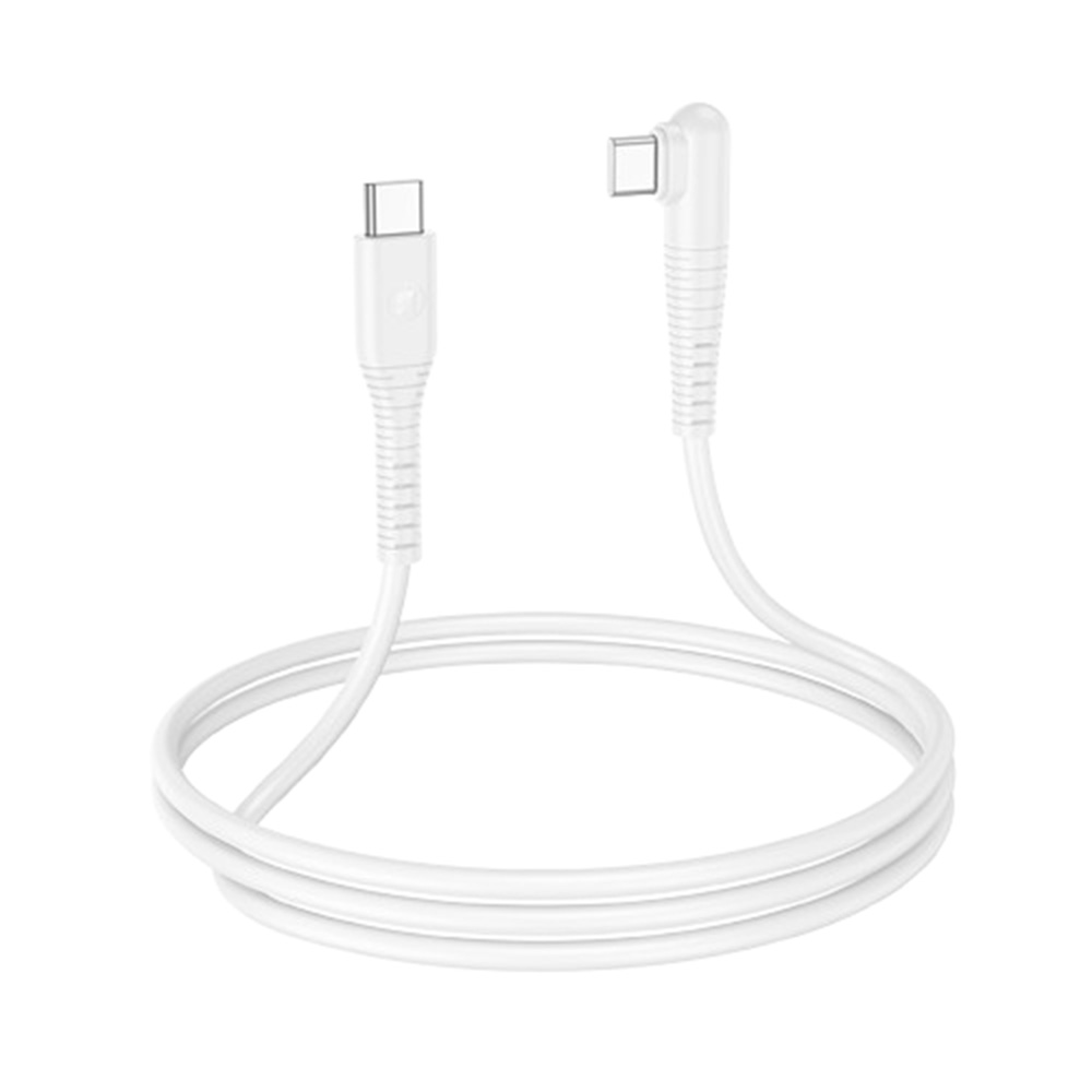 LAMTECH TYPE-C TO TYPE-C 60W DATA & CHARGE CABLE WHITE