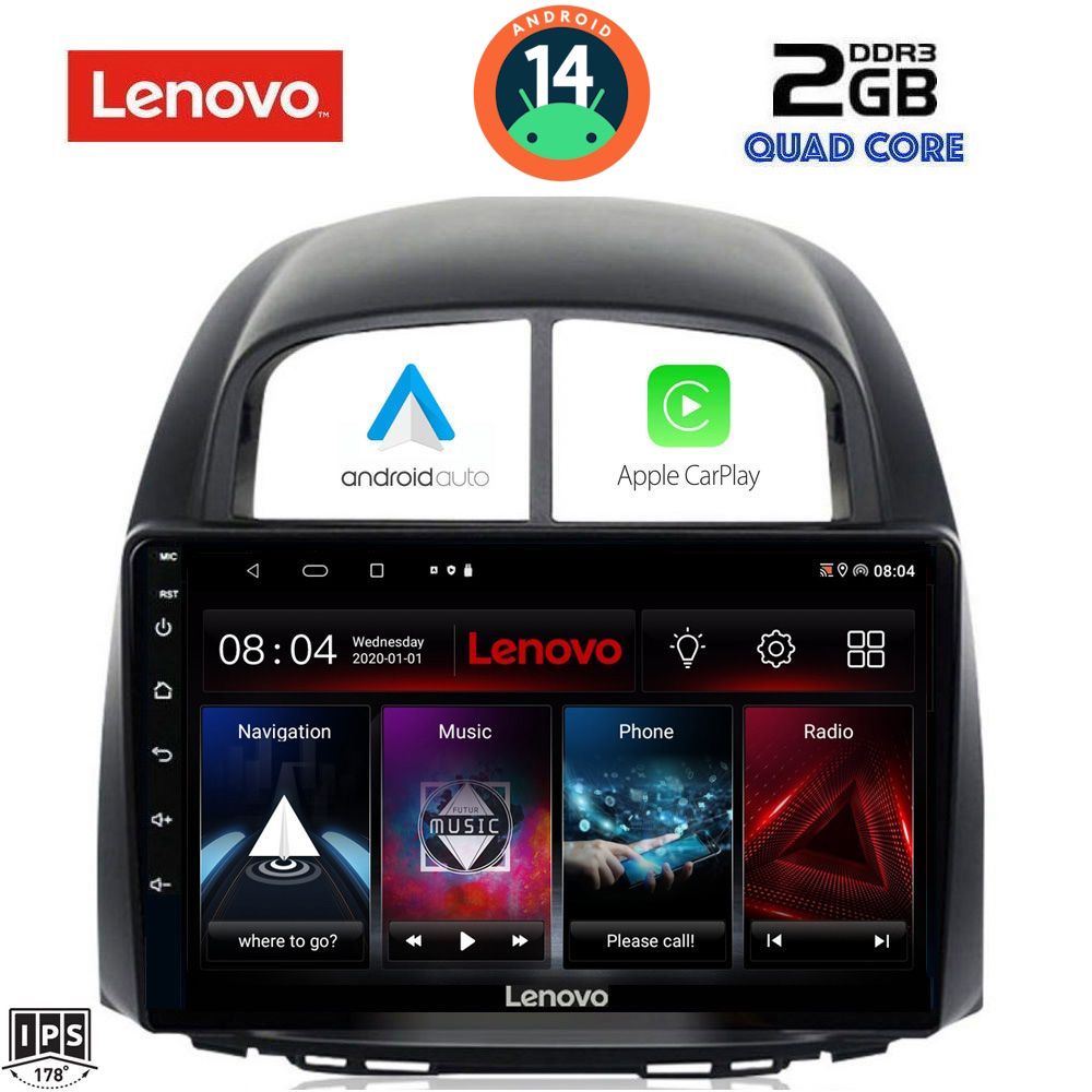 LENOVO LVD 2124_CPA (10inc) MULTIMEDIA TABLET for DAIHATSU SIRION mod. 2006-2012