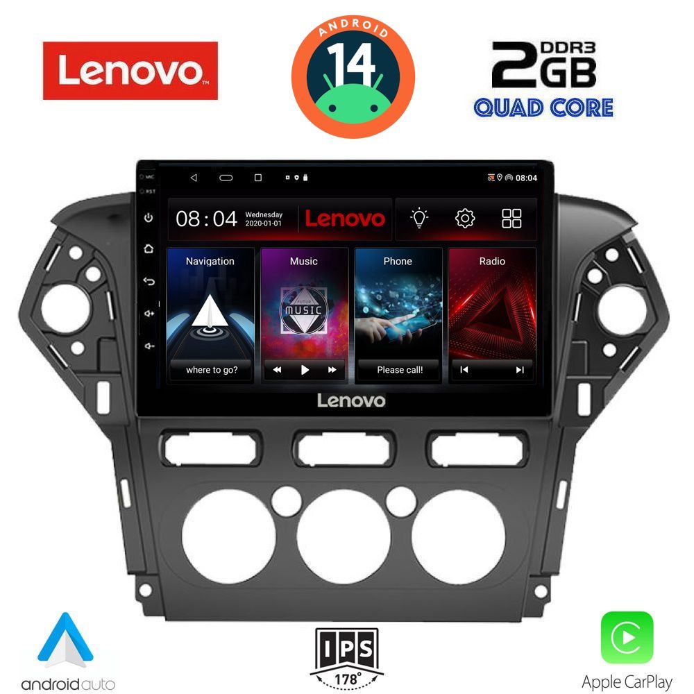 LENOVO LVD 2163_CPA A/C (10inc) MULTIMEDIA TABLET for FORD MONDEO mod. 2011-2013