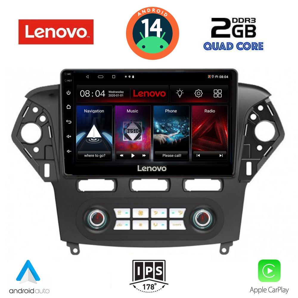 LENOVO LVD 2163_CPA CLIMA (10inc) MULTIMEDIA TABLET for FORD MONDEO mod. 2011-2013