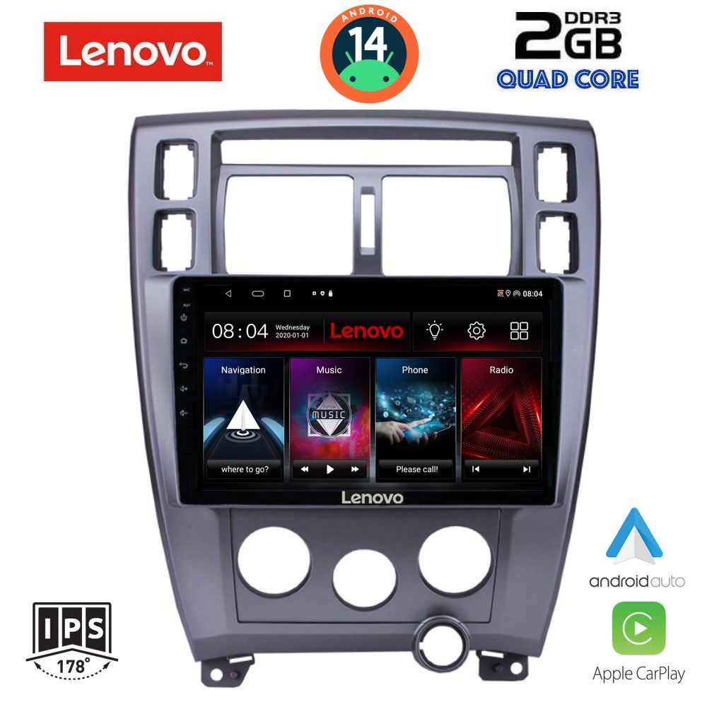 LENOVO LVD 2241_CPA (10inc) MULTIMEDIA TABLET for HYUNDAI TUSCON mod. 2004-2010