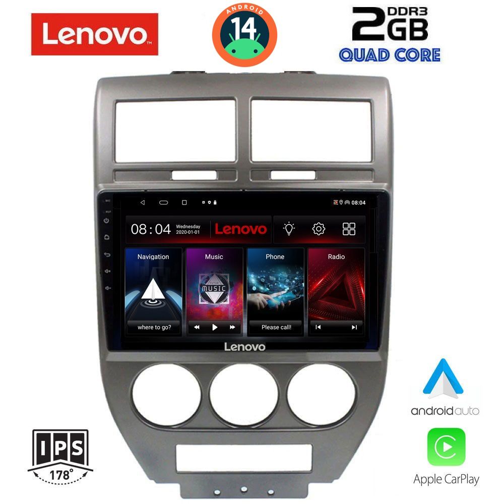 LENOVO LVD 2276_CPA (10inc) MULTIMEDIA TABLET for JEEP COMPASS - PATRIOT mod. 2007-2016