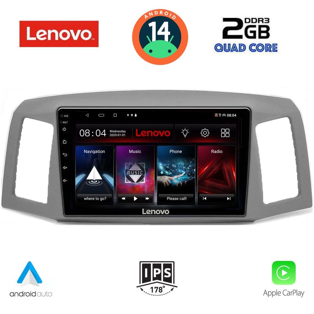 LENOVO LVD 2281_CPA (10inc) MULTIMEDIA TABLET for JEEP GRAND CHEROKEE mod. 2005-2007