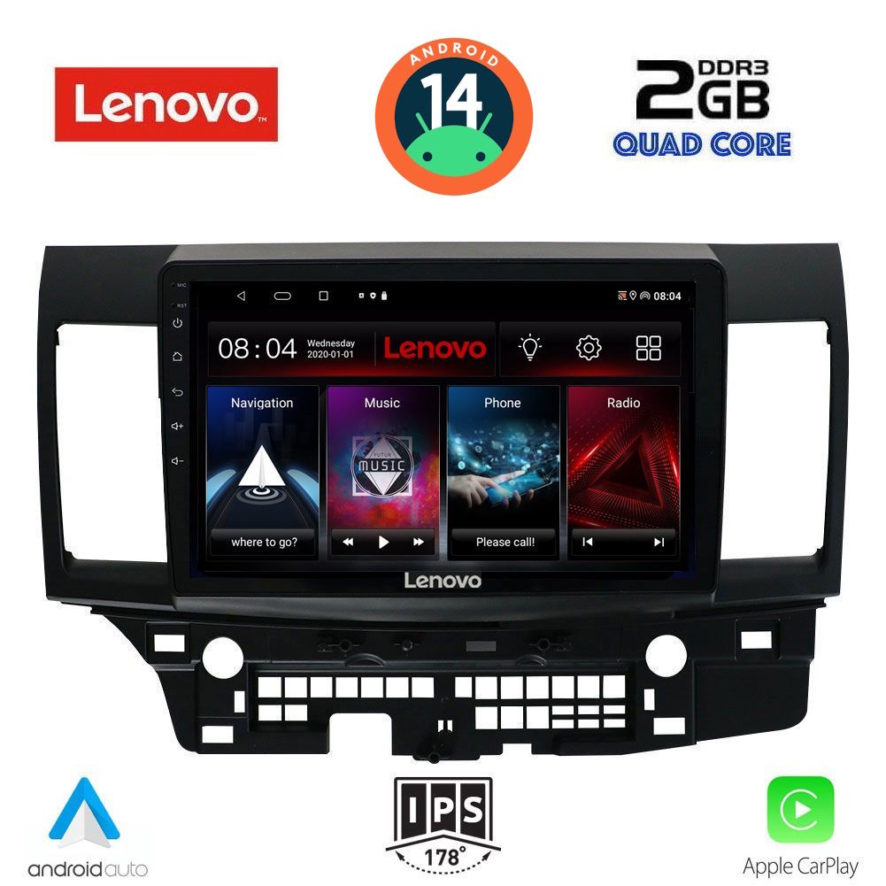 LENOVO LVD 2434_CPA (10inc) MULTIMEDIA TABLET for MITSUBISHI LANCER mod. 2008>